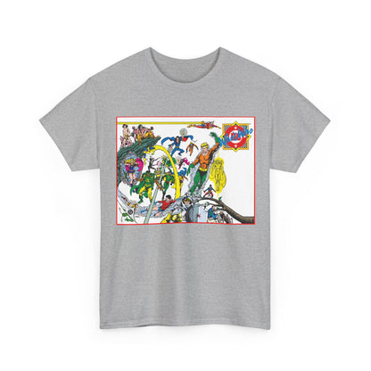 Who's Who in the DC Universe T-Shirt - George Perez Art - #1 Cover - Aquaman, Arion, Amazing Man, Amethyst - DC Comics