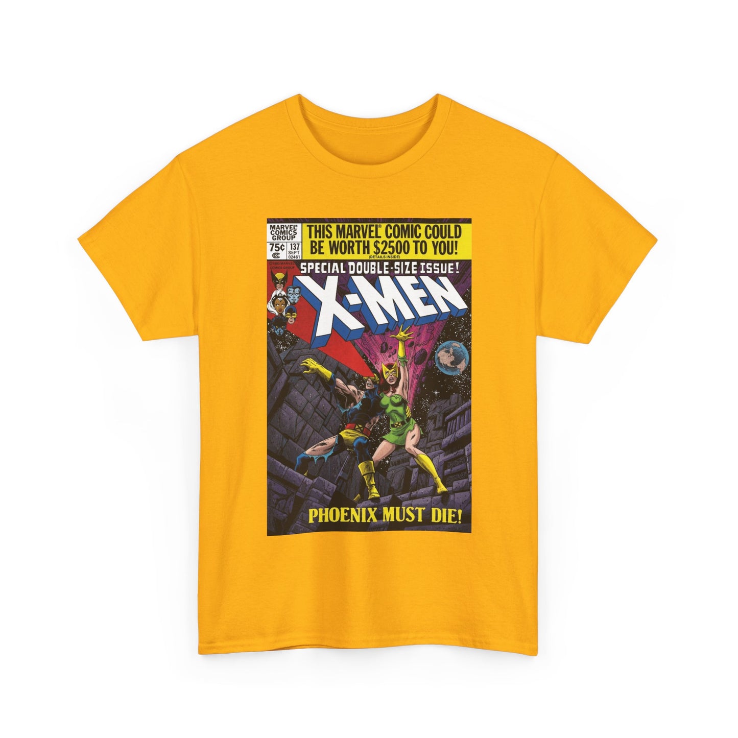 X-Men #137 T-Shirt - John Byrne Art - Cyclops & Phoenix - Marvel Comics