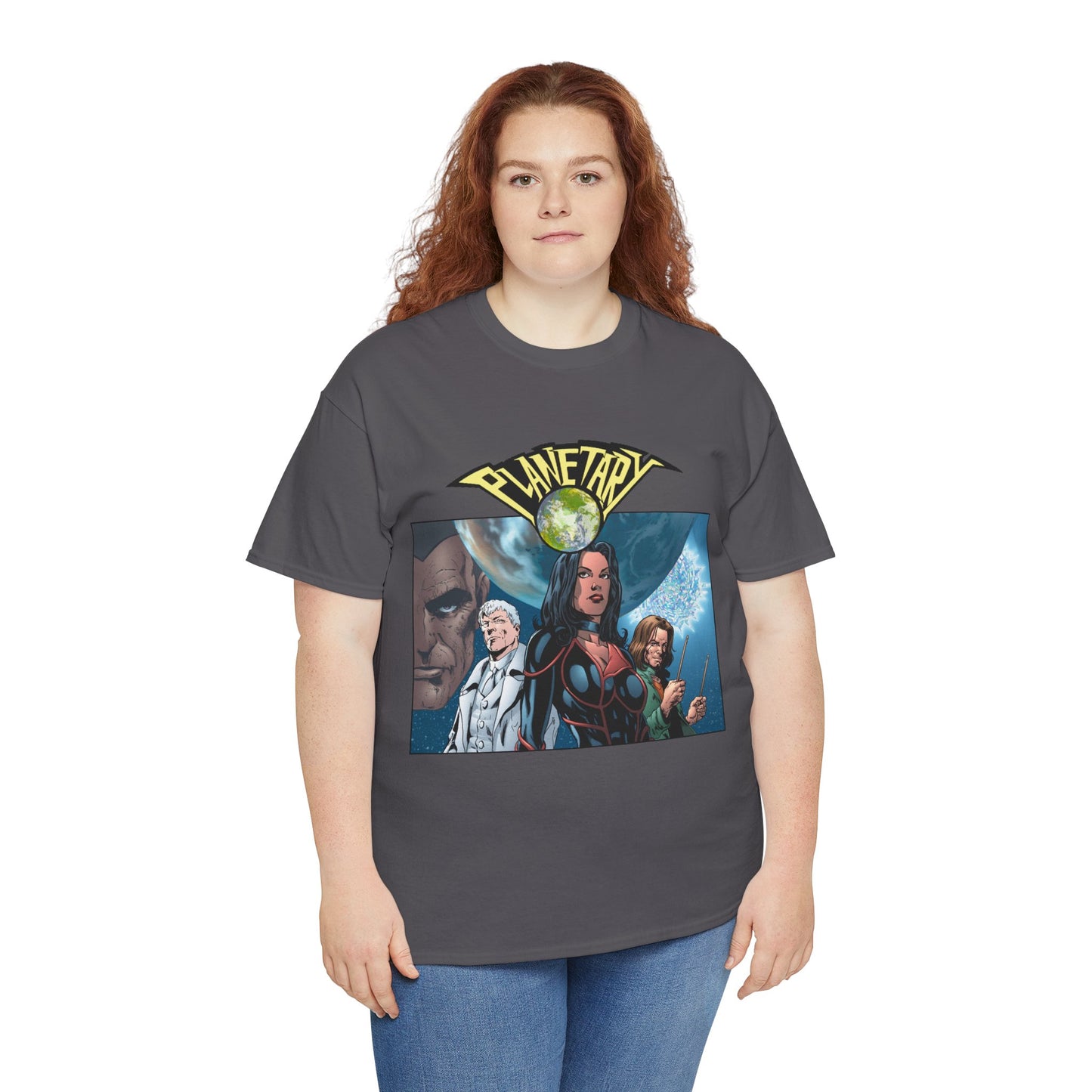 Planetary T-Shirt - Phil Jimenez Art - The Drummer, Jakita Wagner & Elijah Snow - DC Comics/Wildstorm - Ellis Story