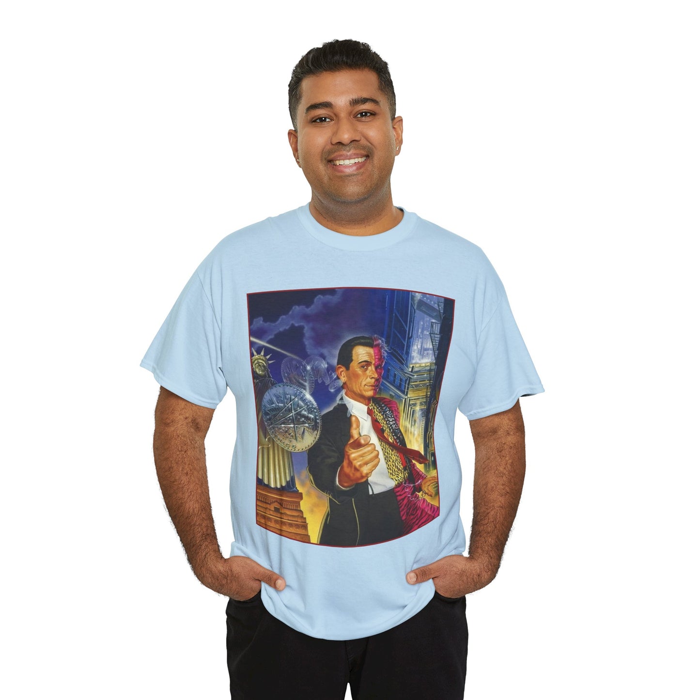 Two-Face T-Shirt - 90s Batman Movie Art - DC Comics