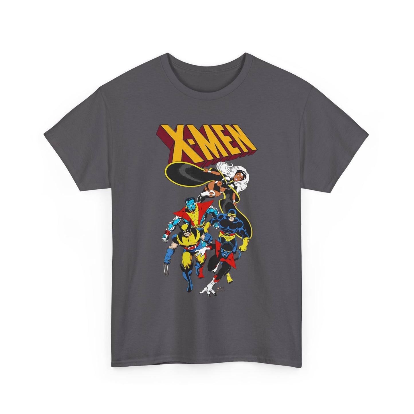 X-Men T-Shirt - John Byrne Art - Wolverine, Storm, Cyclops, Colossus, Nightcrawler - Marvel Comics Mutants