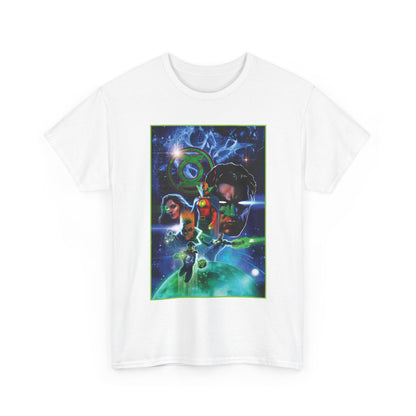 Green Lantern T-Shirt - Liam Sharp Art - Alan Scott, Hal Jordan, Kyle Rayner - DC Comics