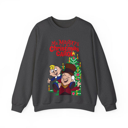 Mr. Magoo's A Christmas Carol Heavy Blend Crewneck Sweatshirt - Festive Holiday Cartoon Special