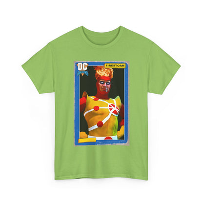 Firestorm T-Shirt - Mark Spears Art - DC Universe Trading Card Homage - Ronnie Raymond - DC Comics