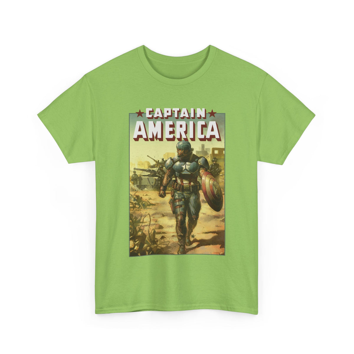 Captain America T-Shirt - Ben Harvey Art - Marvel Comics