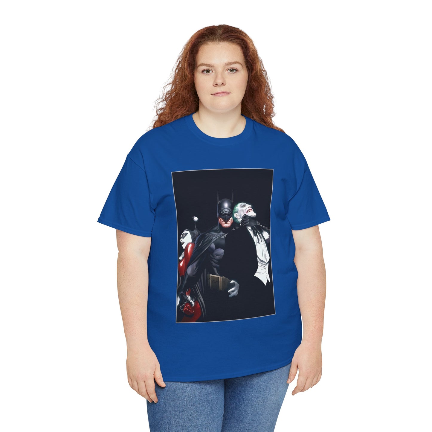 Batman T-Shirt - Alex Ross Art - Joker & Harley Quinn - DC Comics