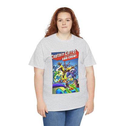 Captain Carrot & Zoo Crew T-Shirt - DC Comics Bronze Age Funny Animals, Superman Guest Star - 1980s