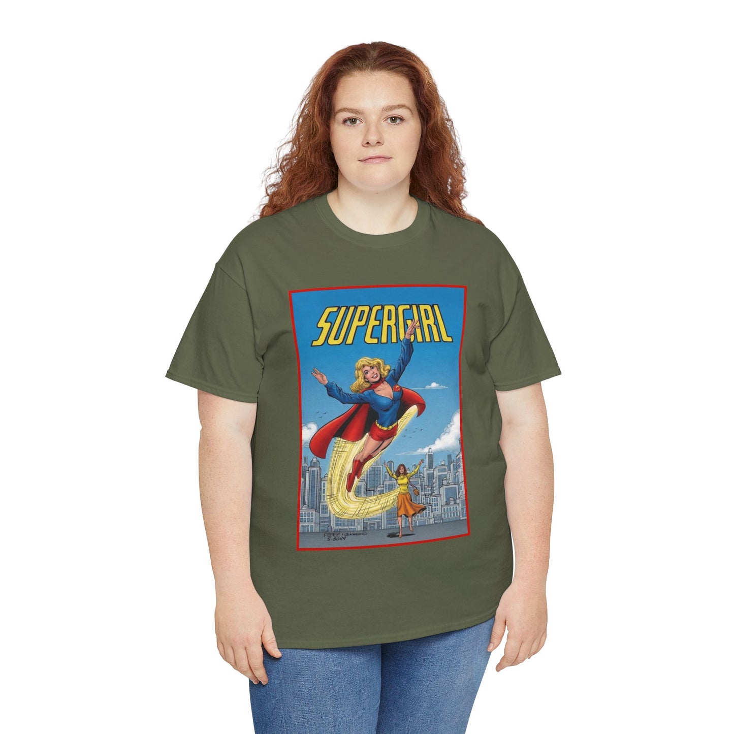 Supergirl T-Shirt - George Perez Art - Kara, Maid of Might - 2026 Movie - DC Comics