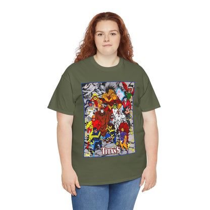 New Titans T-Shirt - Tom Grummett Art - Nightwing, Pantha, Phantasm, Wildebeest, Red Star, Troia - DC Comics