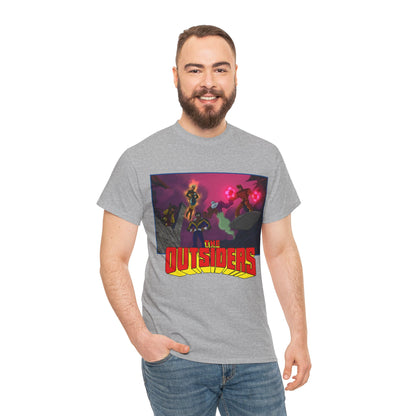 Outsiders T-Shirt - Batman: Brave & Bold Series - Halo, Geo-Force, Black Lightning, Katana, Metamorpho - DC Comics