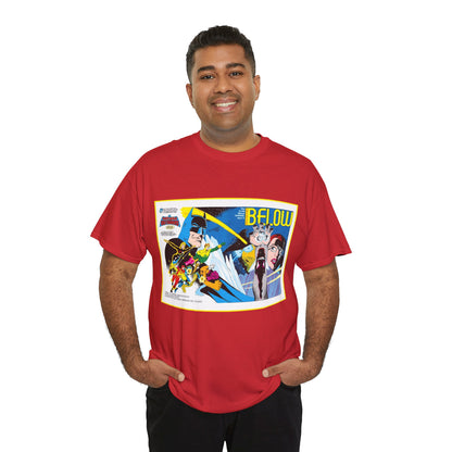 Batman & the Outsiders T-Shirt - Alan Davis Art - Promotional Poster - Looker, Halo, Katana, Geo-Force, Metamorpho, Black Lightning - DC Comics