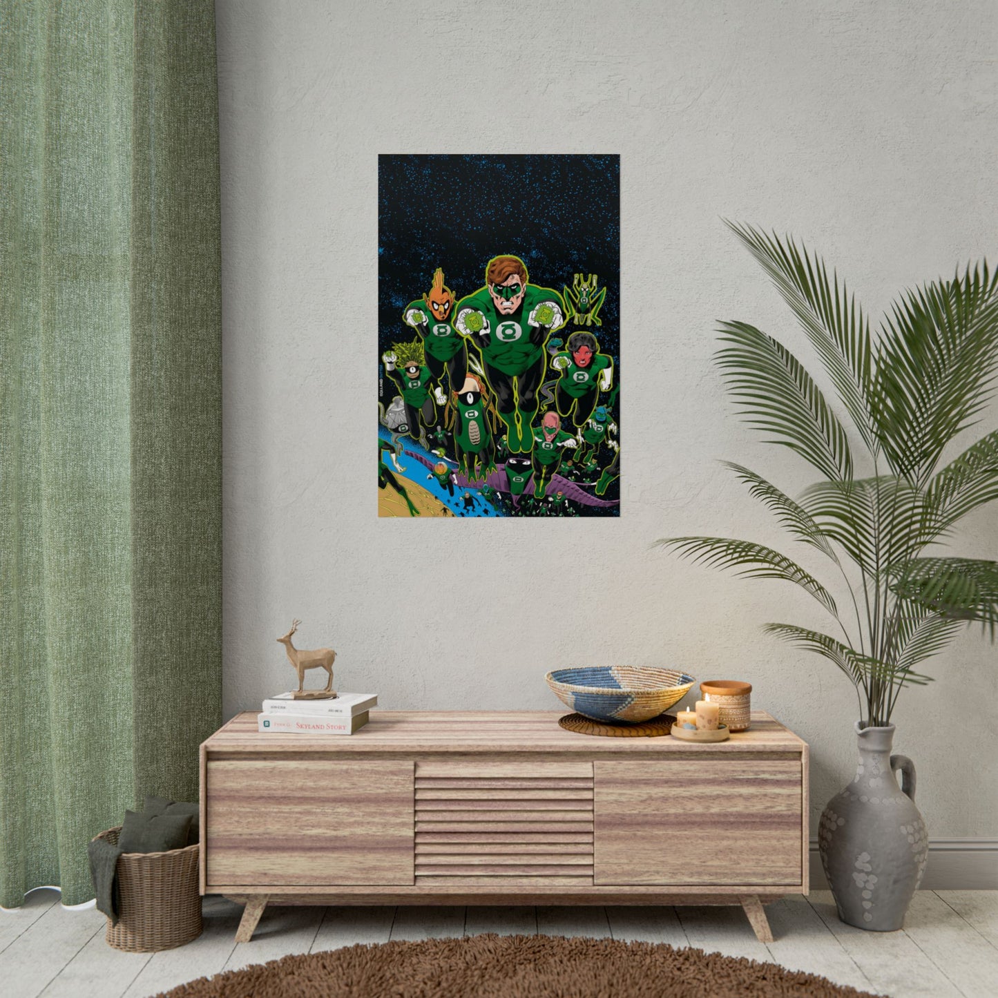 Green Lantern Corps Rolled Poster - Brian Bolland Art - Hal Jordan - DC Comics - Multiple Sizes Up to 24"x36"