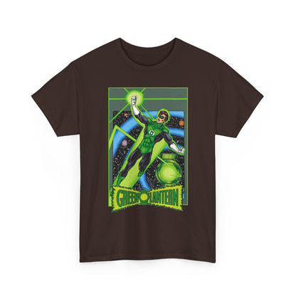 Green Lantern T-Shirt - George Perez JLA Postcard Art - DC Comics - Hal Jordan - Sector 2814 - Justice League Member