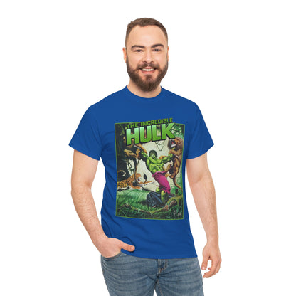 Incredible Hulk T-Shirt - Joe Jusko Art - Hulk Fighting Lions and Tigers - Marvel Comics