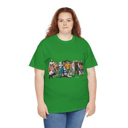 Secret Origins of Super-Villains T-Shirt - Dick Giordano Art - DC Comics - Joker, Mirror Master, Captain Cold, Lex Luthor, Scarecrow, Poison Ivy, Grodd