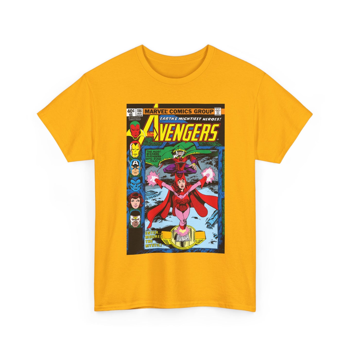 Avengers #186 T-Shirt - John Byrne Art - Scarlet Witch - Marvel Comics