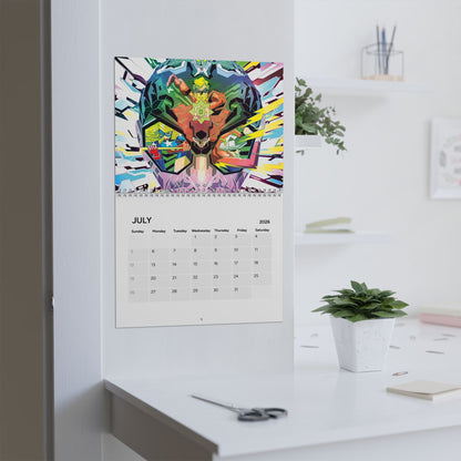 JSA Calendar (2026) - Justice Society of America - Dr Fate, Huntress, Hawkman, Green Lantern, Power Girl, Wildcat - DC Comics