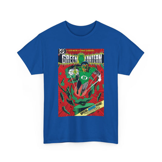 Green Lantern #185 T-Shirt - Dave Gibbons Art - John Stewart Origin Issue - DC Comics