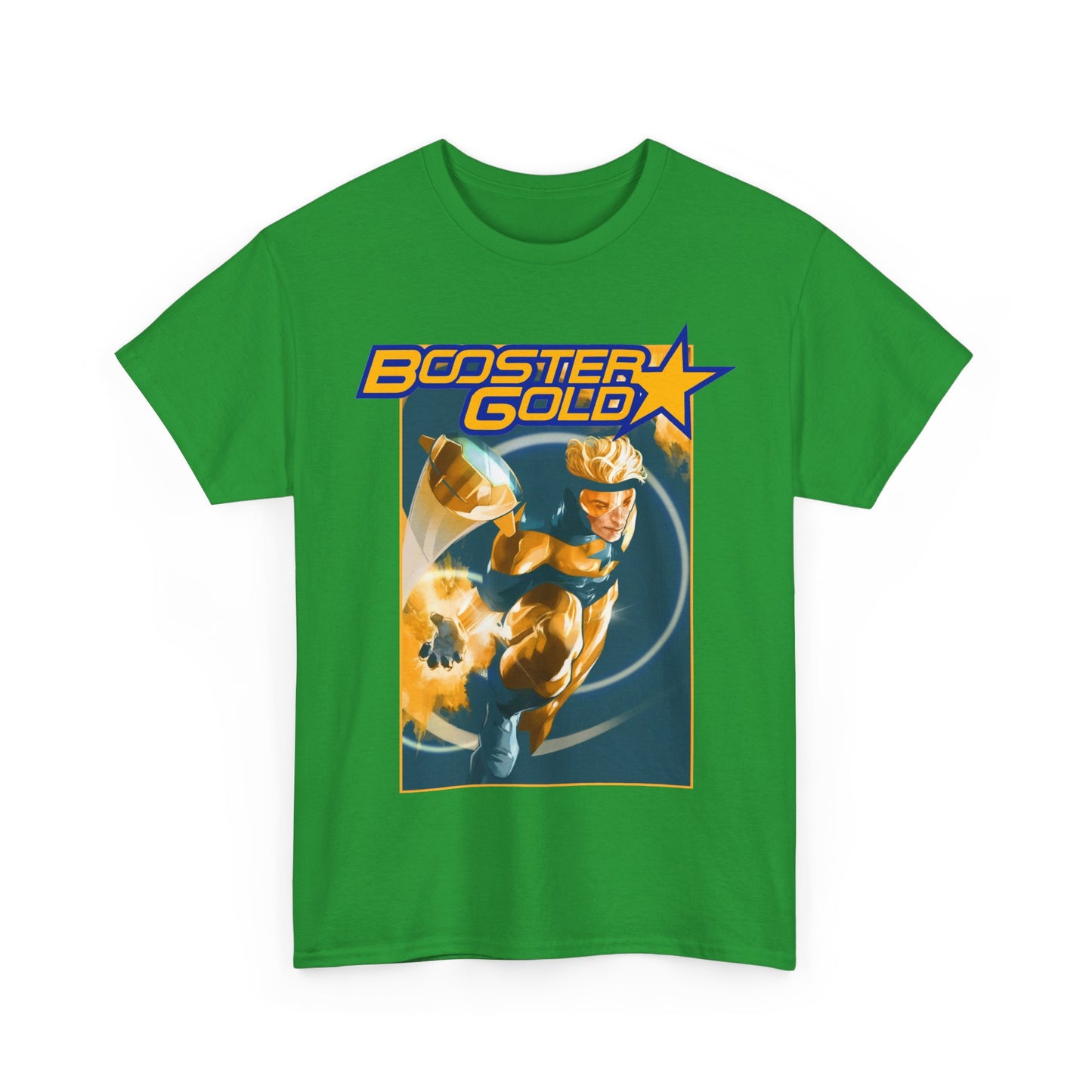 Booster Gold T-Shirt - Don Aguillo Art - Justice League: The Omega Act - DC Comics