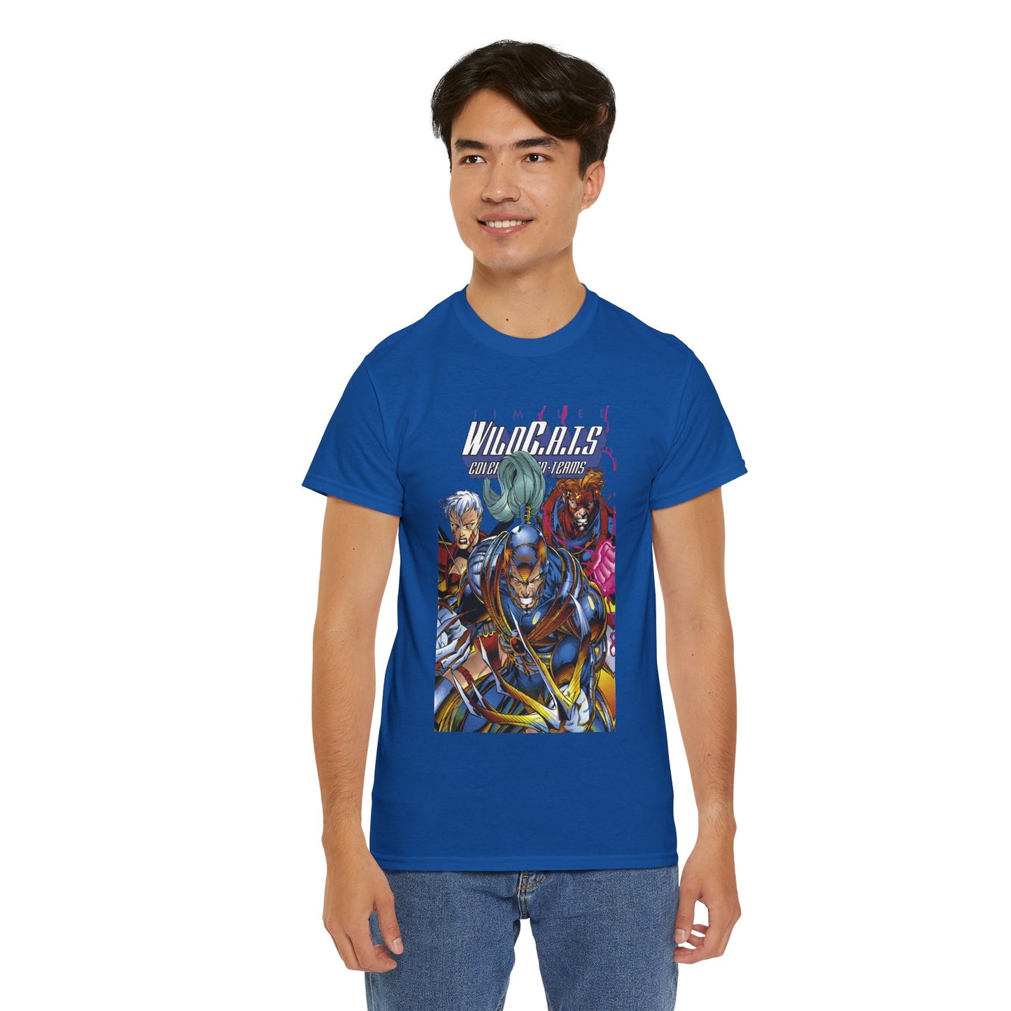 Wildcats T-Shirt - Jim Lee Art - Spartan, Warblade, Zealot - DC/Wildstorm/Image Comics