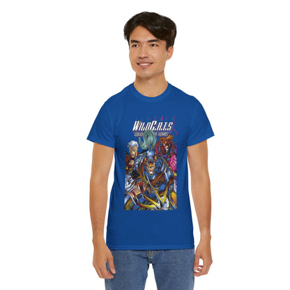 Wildcats T-Shirt - Jim Lee Art - Spartan, Warblade, Zealot - DC/Wildstorm/Image Comics