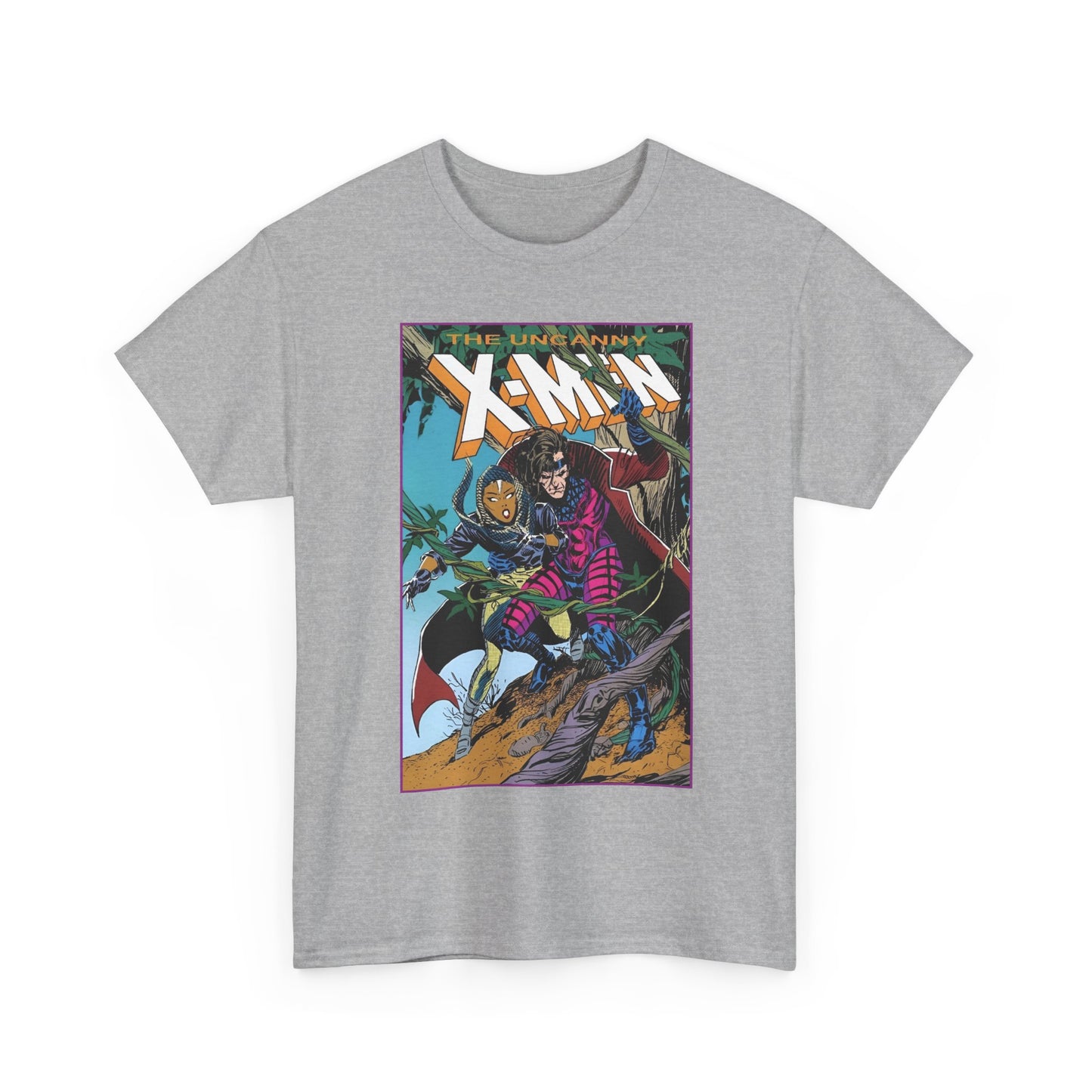 Uncanny X-Men T-Shirt - Andy Kubert Art - Storm & Gambit - #226 Cover - Marvel Comics