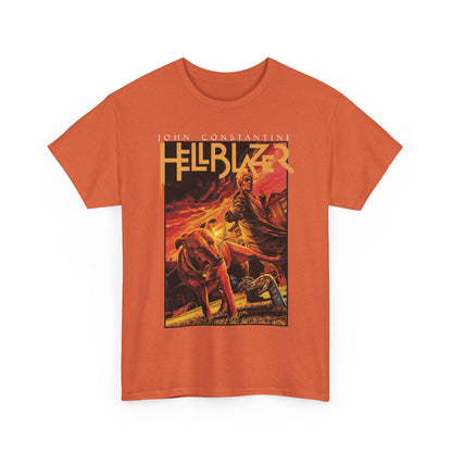 John Constantine Hellblazer T-Shirt - Lee Bermejo Art - #236 Cover - Dog Lifting a Leg on a Zombie - Vertigo Comics, DC Comics