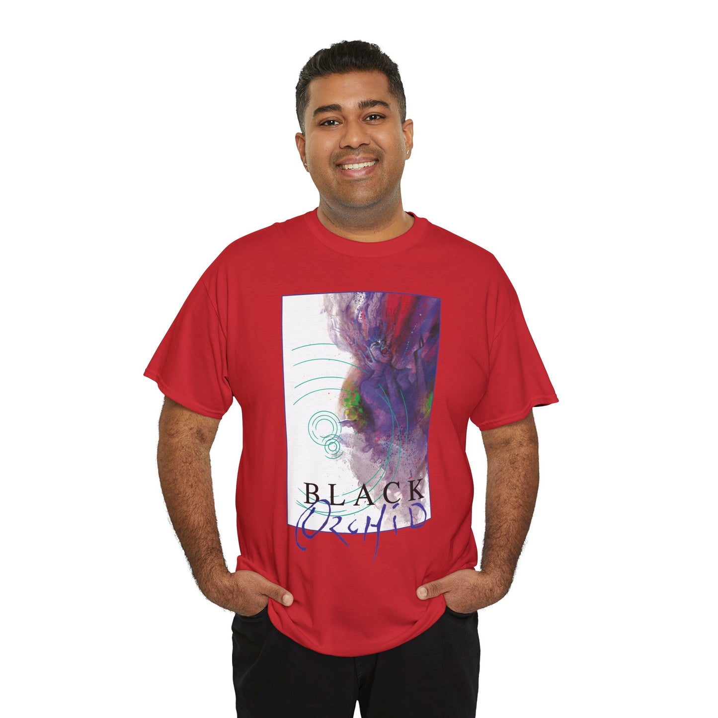 Black Orchid T-Shirt - Dave McKean Art - Neil Gaiman 1980s Story - DC/Vertigo Comics