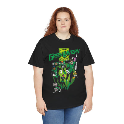 Green Lantern Corps T-Shirt - Joe Staton Art - Hal Jordan, John Stewart, Arisia, Kilowog, Katma Tui - DC Comics