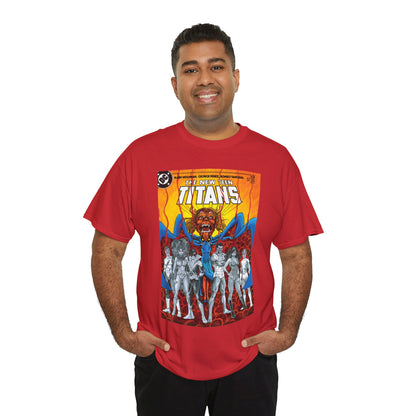 New Teen Titans #4 T-Shirt - George Perez Art - Trigon the Terrible - DC Comics