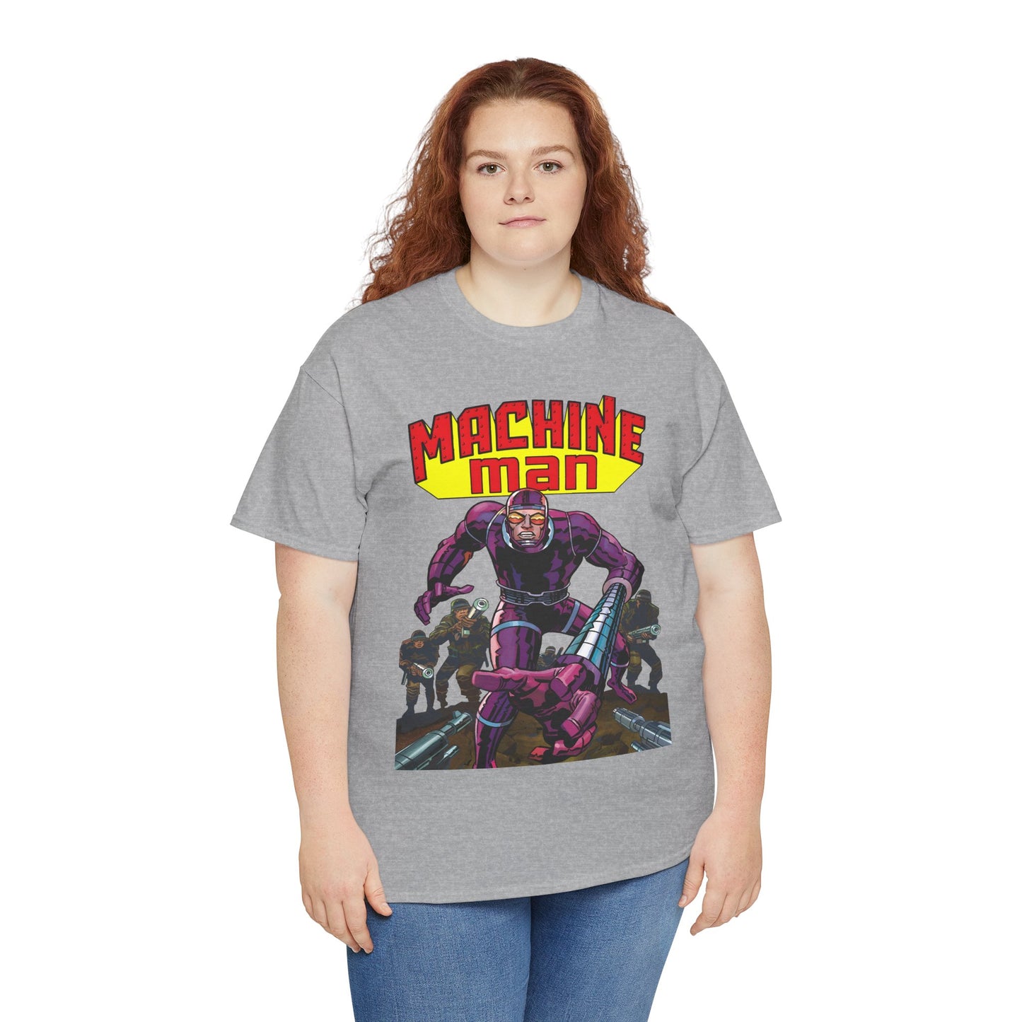 Machine Man T-Shirt - Jack Kirby Creation - Popular 1970s Hero - Marvel Comics