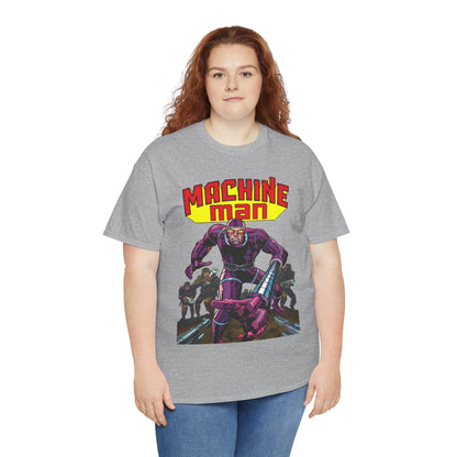 Machine Man T-Shirt - Jack Kirby Creation - Popular 1970s Hero - Marvel Comics