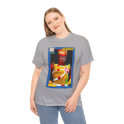 Firestorm T-Shirt - Mark Spears Art - DC Universe Trading Card Homage - Ronnie Raymond - DC Comics