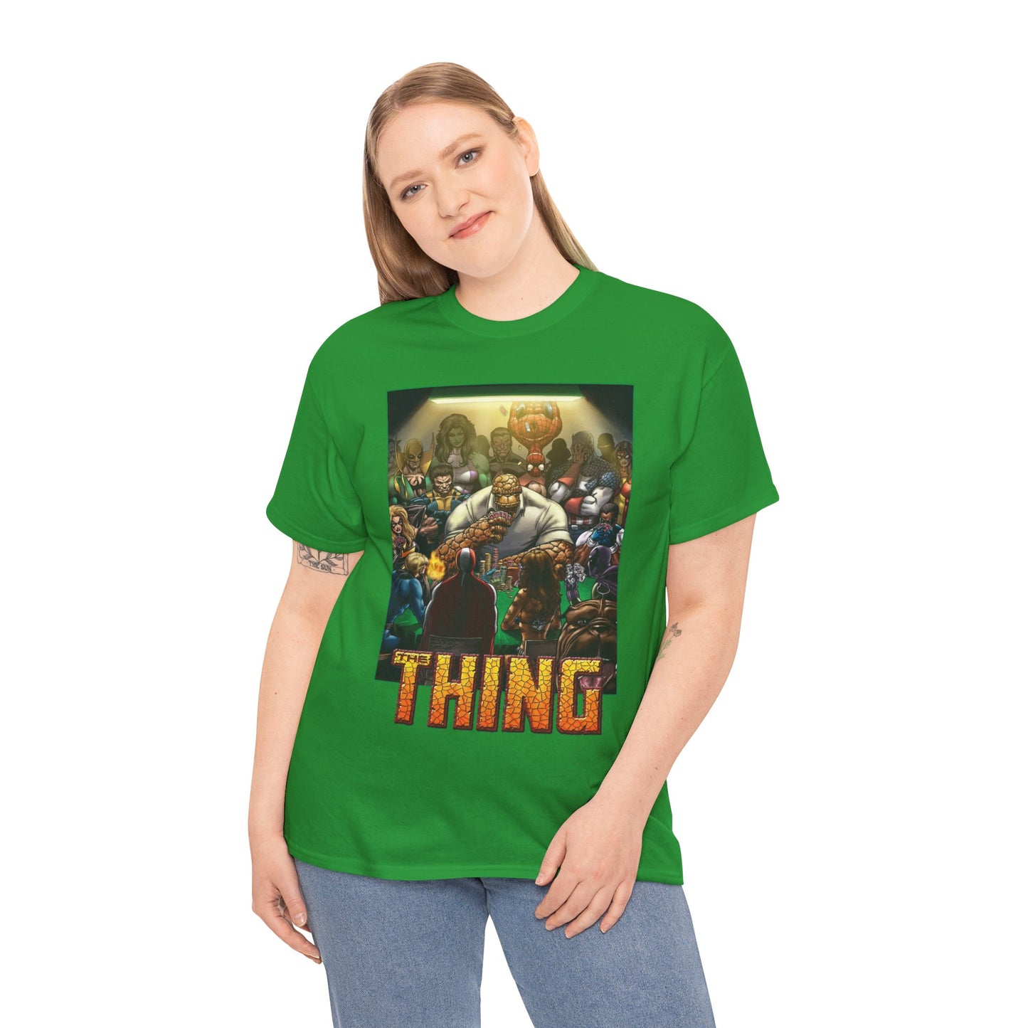 The Thing T-Shirt - Andrea DI Vito Art - Fantastic Four Member, Ben Grimm - Marvel Comics