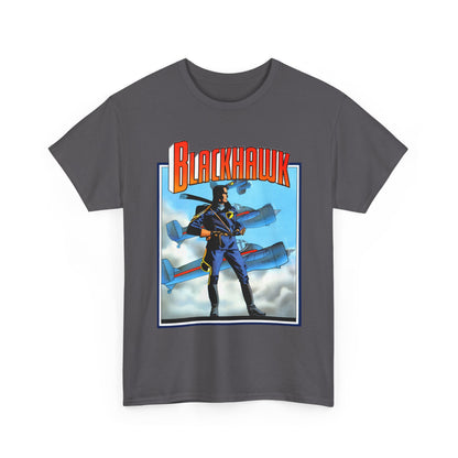 Blackhawk T-Shirt - Howard Chaykin Art - World War II Anti-Nazi Ace Pilots - DC Comics
