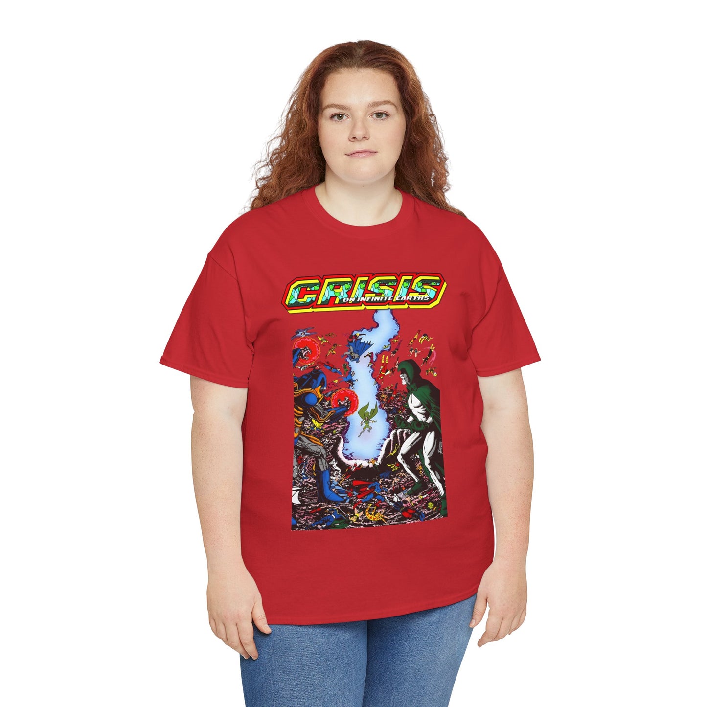 Crisis on Infinite Earths T-Shirt - George Perez Art - #10 Cover - Spectre Vs Anti-Monitor - DC Comics