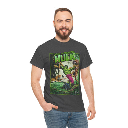 Incredible Hulk T-Shirt - Joe Jusko Art - Hulk Fighting Lions and Tigers - Marvel Comics