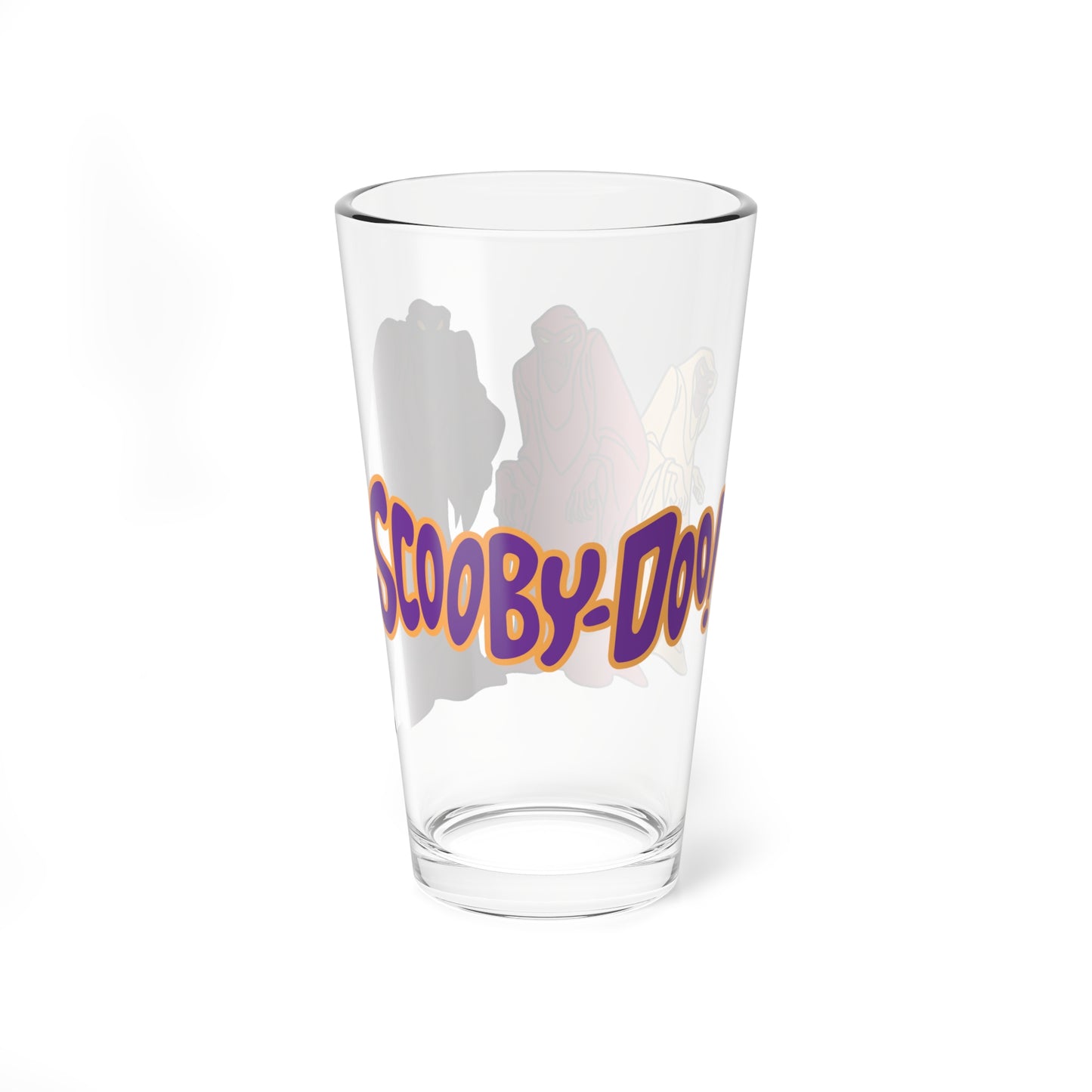 Technicolor Phantoms Pint Glass, 16oz - Scooby Doo Villain - Hanna-Barbera 1970s Saturday Morning Cartoon - The Ghost of the Bad Humor Man