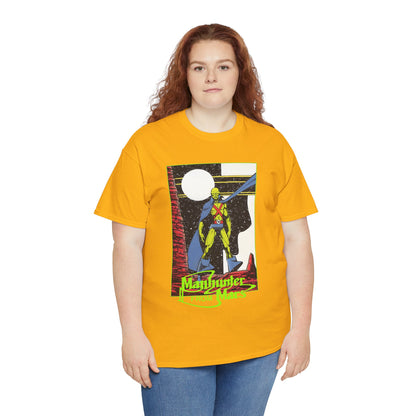 Martian Manhunter T-Shirt - George Perez Art - 1980s Justice League of America (JLA) Postcard Art - DC Comics