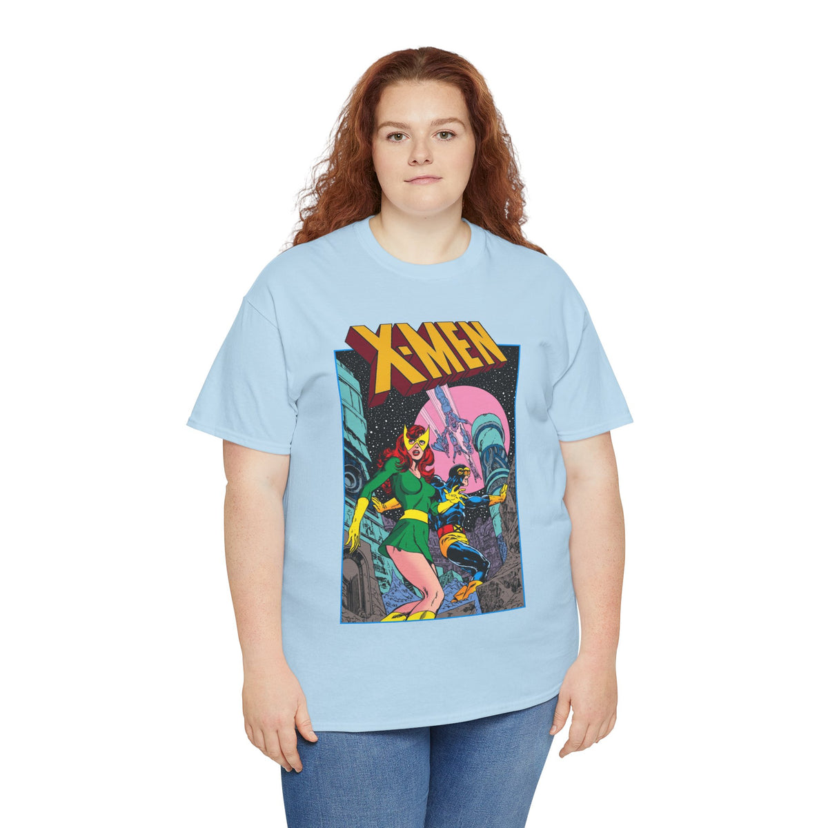 X-Men T-Shirt - John Byrne Art - Cyclops & Jean Grey - Dark Phoenix Saga - Marvel Comics