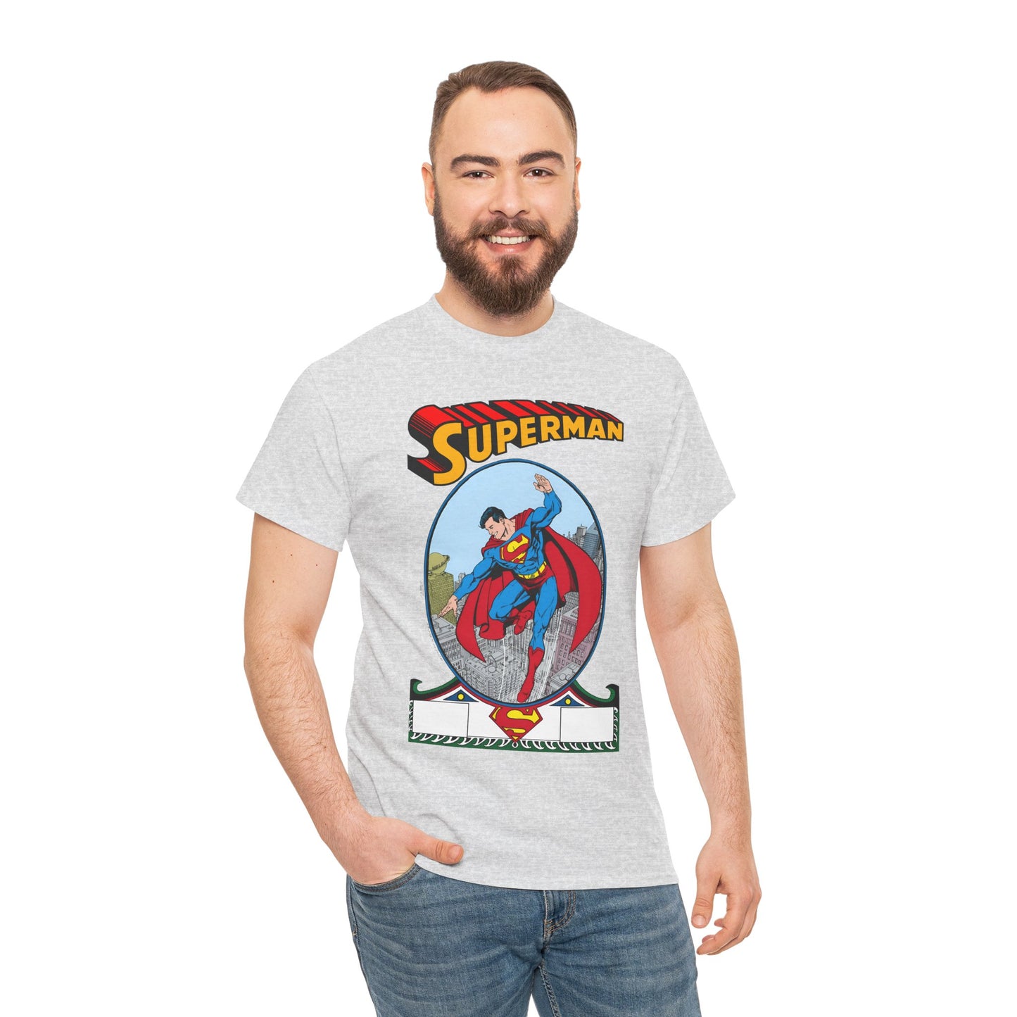 Superman T-Shirt - George Perez Art - #1 Homage Cover - Metropolis, Man of Steel, Daily Planet, Clark Kent - DC Comics