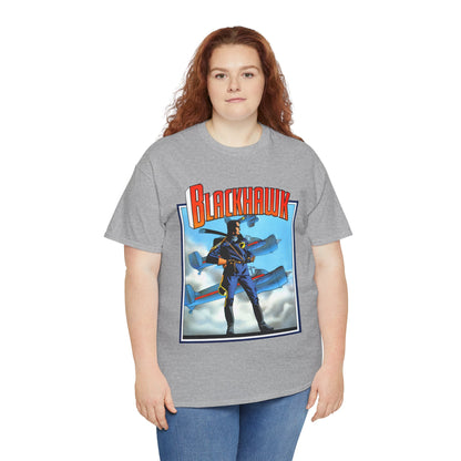 Blackhawk T-Shirt - Howard Chaykin Art - World War II Anti-Nazi Ace Pilots - DC Comics