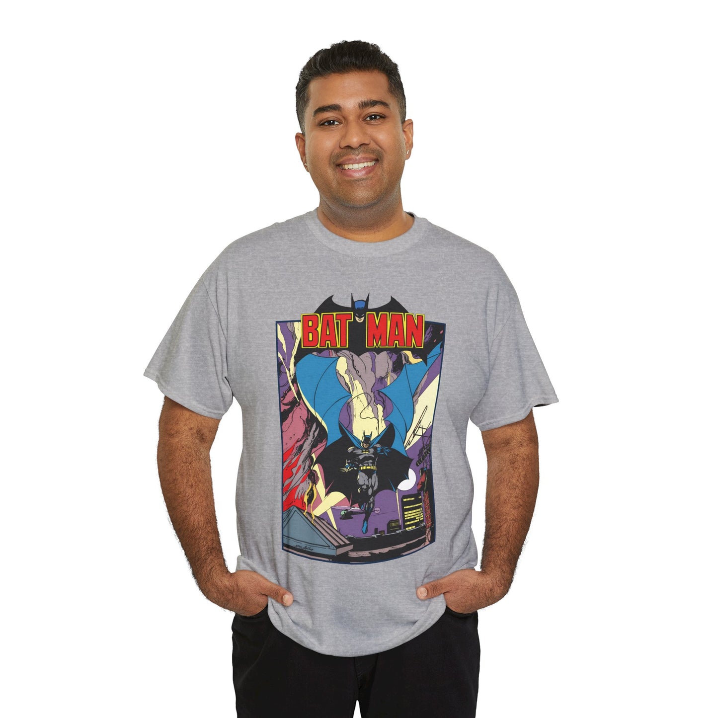 Batman T-Shirt - Neal Adams Art - Retro Bronze-Age Art - DC Comics