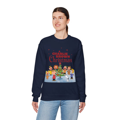 A Charlie Brown Christmas Crewneck Sweatshirt - Snoopy, Lucy, Linus, Sally, Schroeder