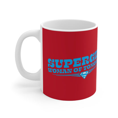 Supergirl Woman of Tomorrow Coffee Mug, 11oz - Kara Zor-El - Superman's Fearless Cousin - Maid of Might - From the Popular Tom King Story - DC Comics