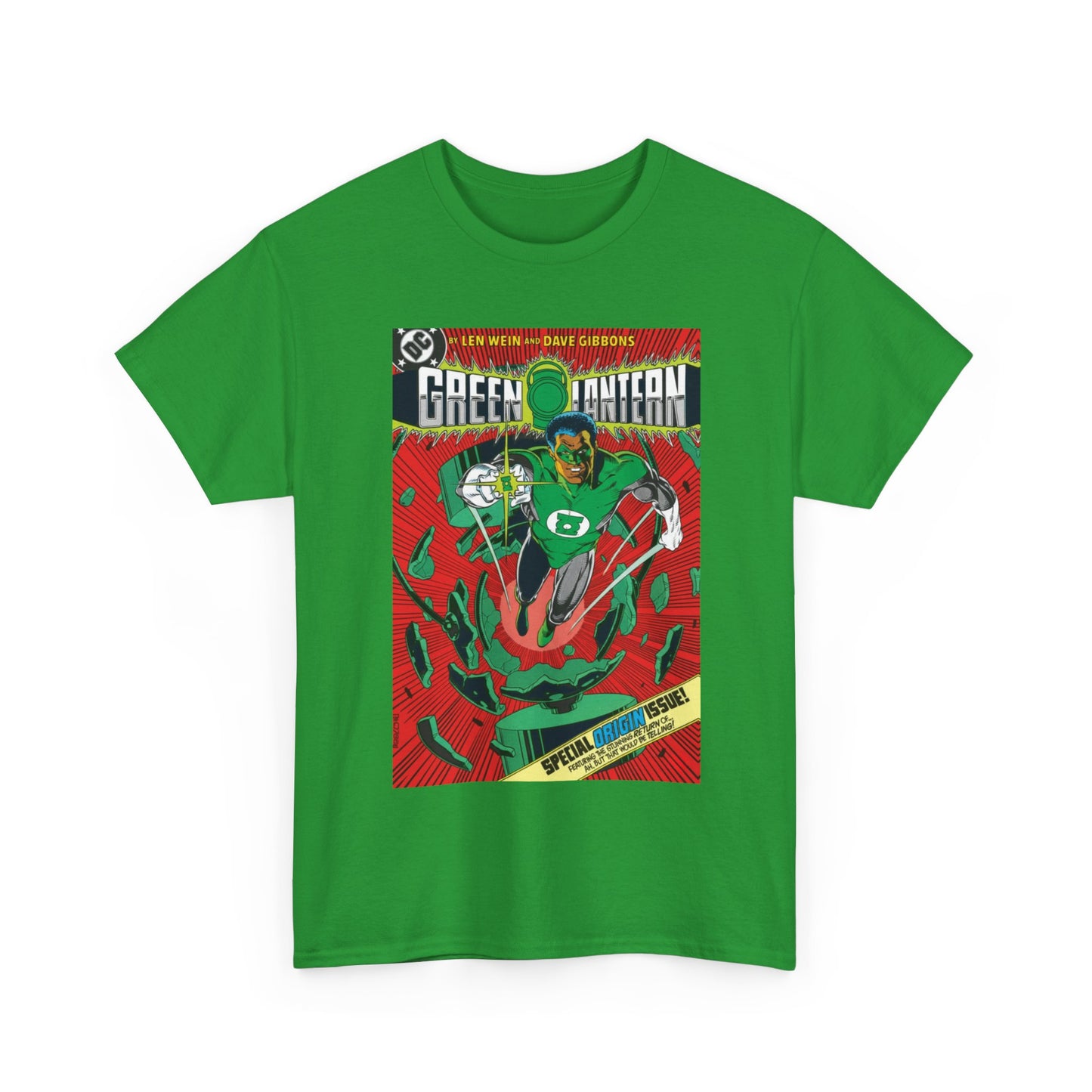Green Lantern #185 T-Shirt - Dave Gibbons Art - John Stewart Origin Issue - DC Comics