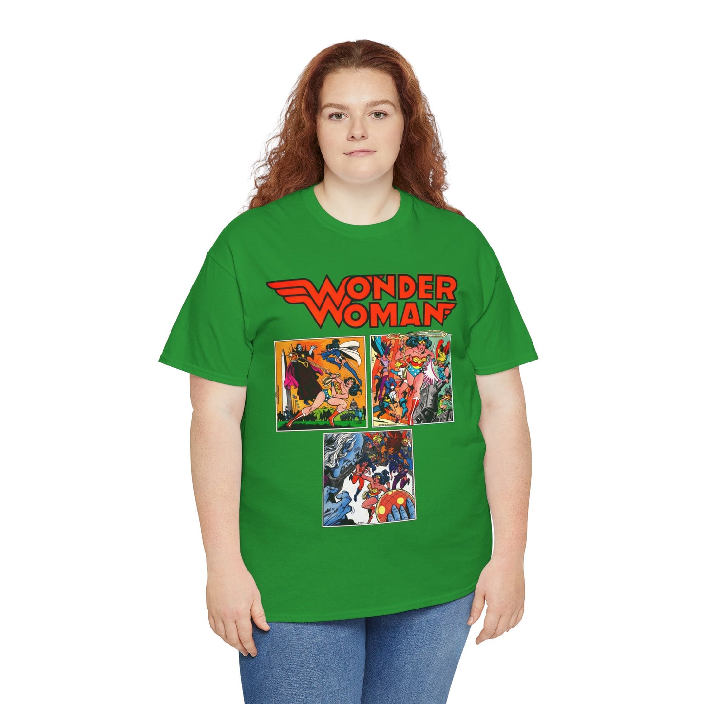 Wonder Woman T-Shirt - Ross Andru & Dick Giordano Art - Judgment in Infinity Story - Zatanna, Supergirl, Huntress, Power Girl, Raven, Wonder Girl, Starfire - DC Comics
