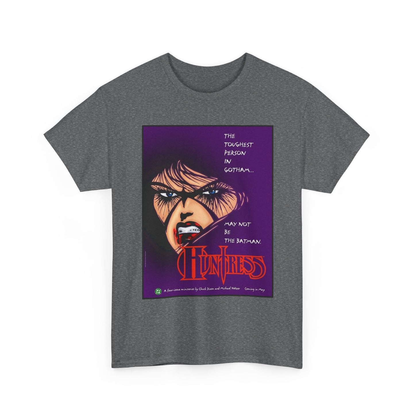 Huntress T-Shirt - 1994 Promotional Poster Art - DC Comics