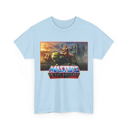 He-Man & Battle Cat T-Shirt- Masters of the Universe, MOTU - New 2026 Movie with Nicholas Galitzine