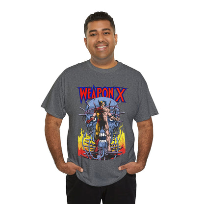 Weapon X T-Shirt - Barry Windsor-Smith Art - Wolverine Origin Story Before He Joined the X-Men - Logan, Mutant Leader - Marvel Comics